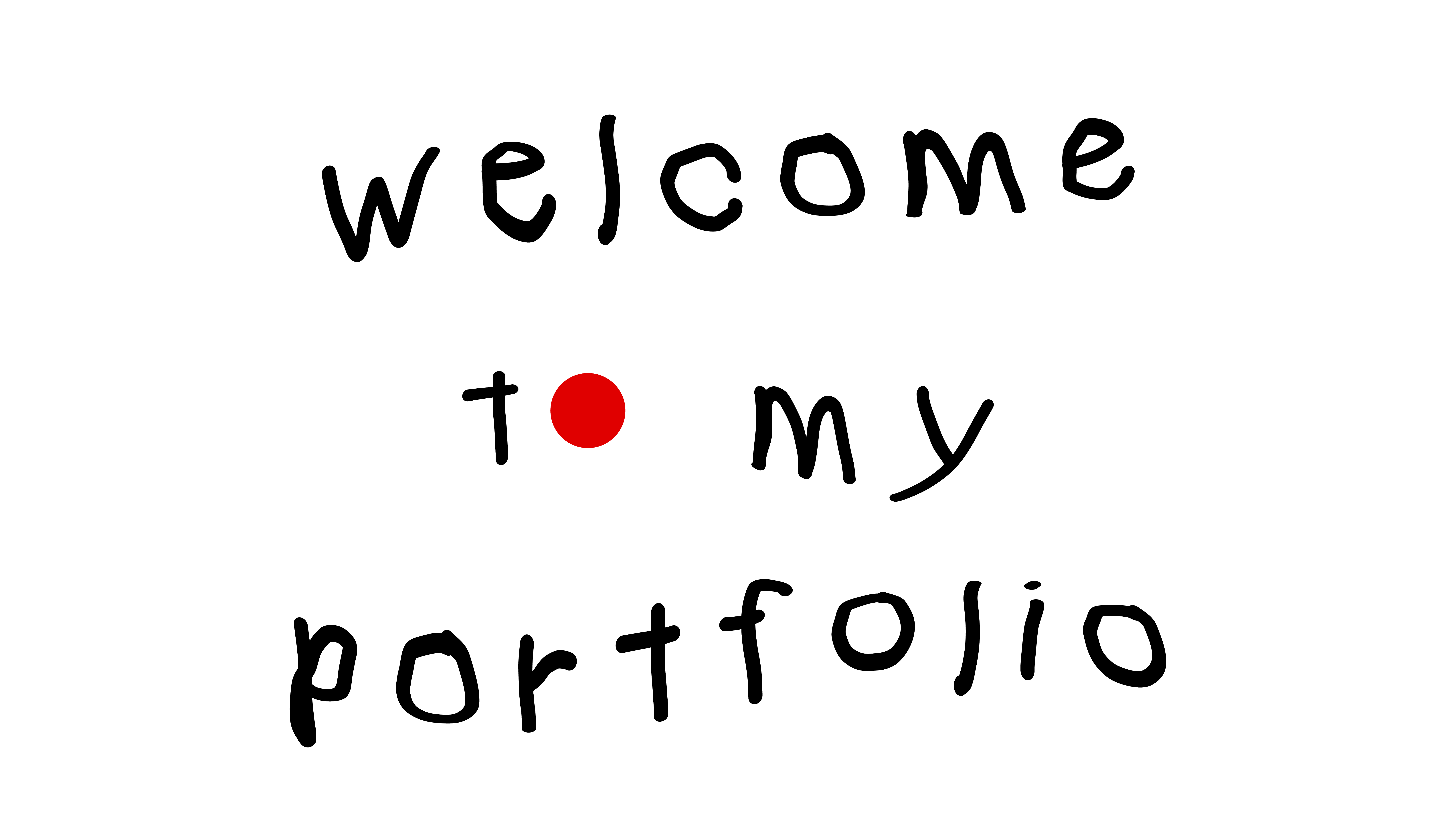 welcome to my portfolio